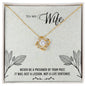 Love Knot Necklace For Wife (Yellow & White Gold Variants)