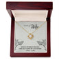 Love Knot Necklace For Wife (Yellow & White Gold Variants)