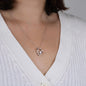 💎 Sterling Silver Heart Pendant Necklace with Swarovski Crystals 💎