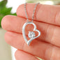 💎 Sterling Silver Heart Pendant Necklace with Swarovski Crystals 💎