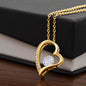 💎 Sterling Silver Heart Pendant Necklace with Swarovski Crystals 💎