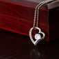 💎 Sterling Silver Heart Pendant Necklace with Swarovski Crystals 💎