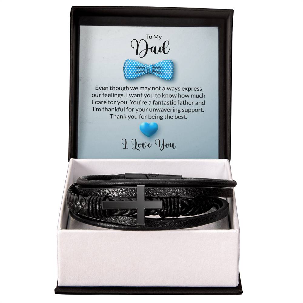 🌟 Personalized Black Leather Bracelet 🌟