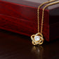 To My Daughter - Always Love You More - Love Knot Necklace